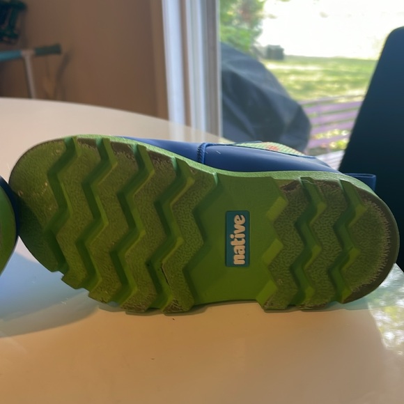 Native Blue-Green Lightning Rainboots - Picture 6 of 7